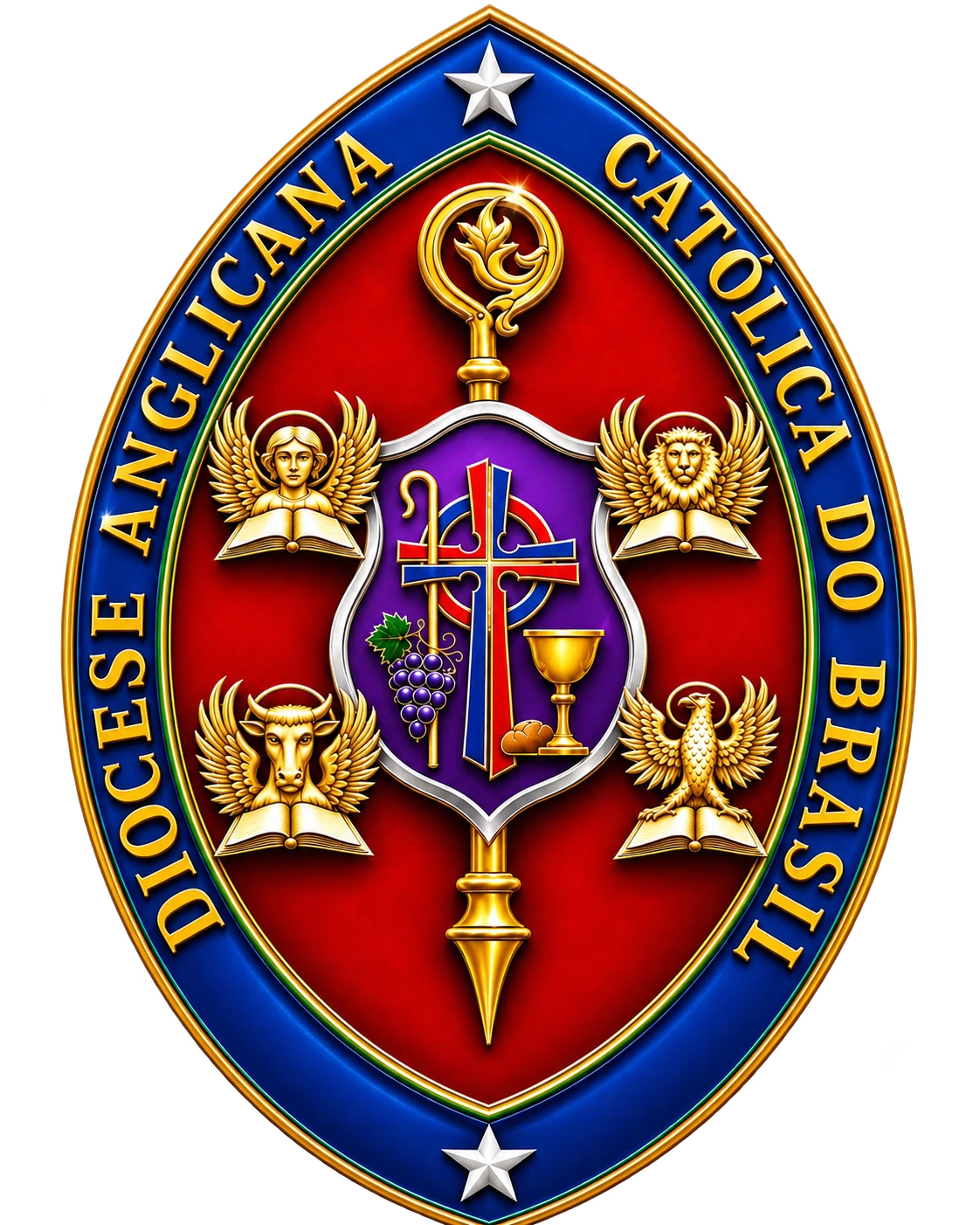 Brasão oficial da Diocese Anglicana Católica do Brasil